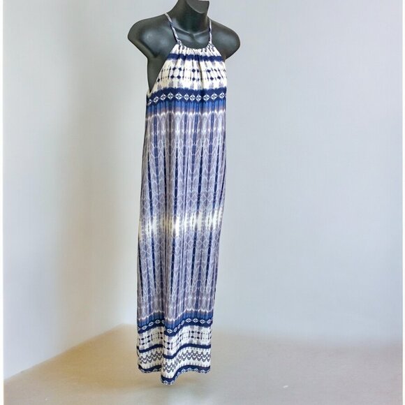 One Heart‎ Clothing Los Angeles UR3583-N41 Halter Maxi Dress - Picture 1 of 10